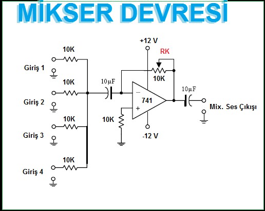 Audio Mixer Circuit